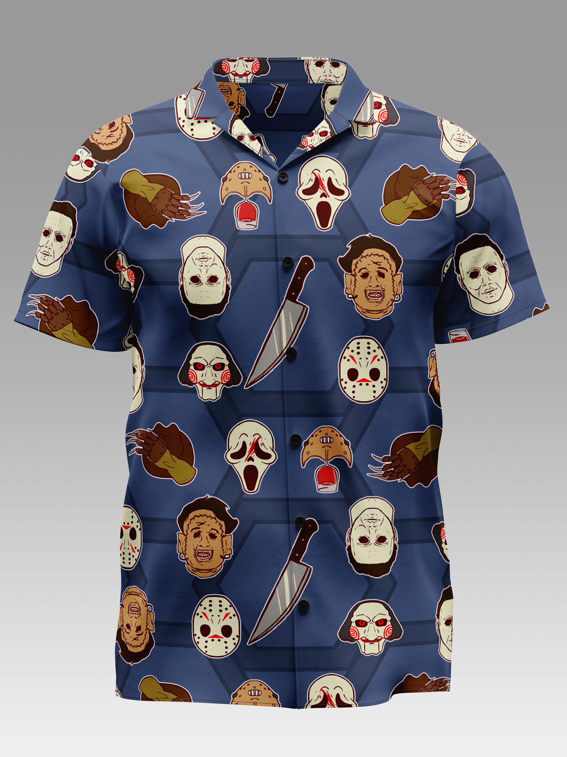 Big Print Killer Button-up Shirt product image (1)