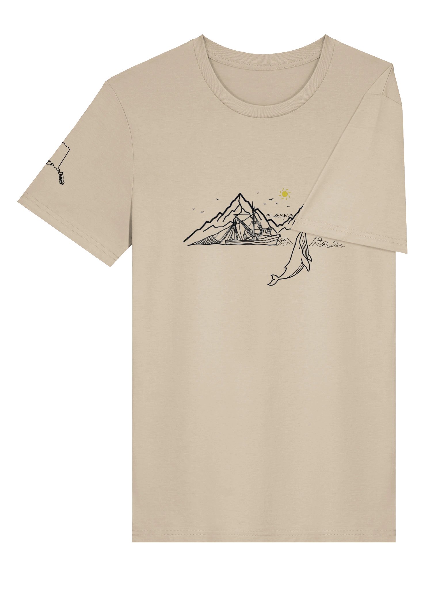 DELUXE "HUMPBACK" ORGANIC COTTON TEE product image (14)