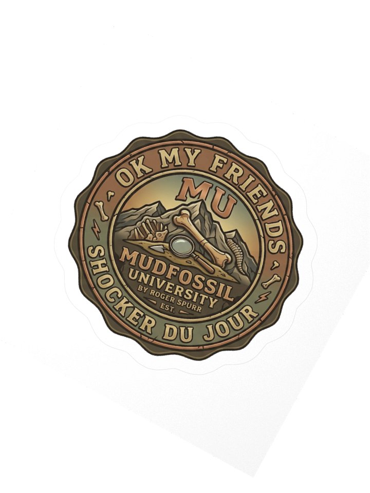 Mud Fossil Kiss Cut Sticker product image (2)