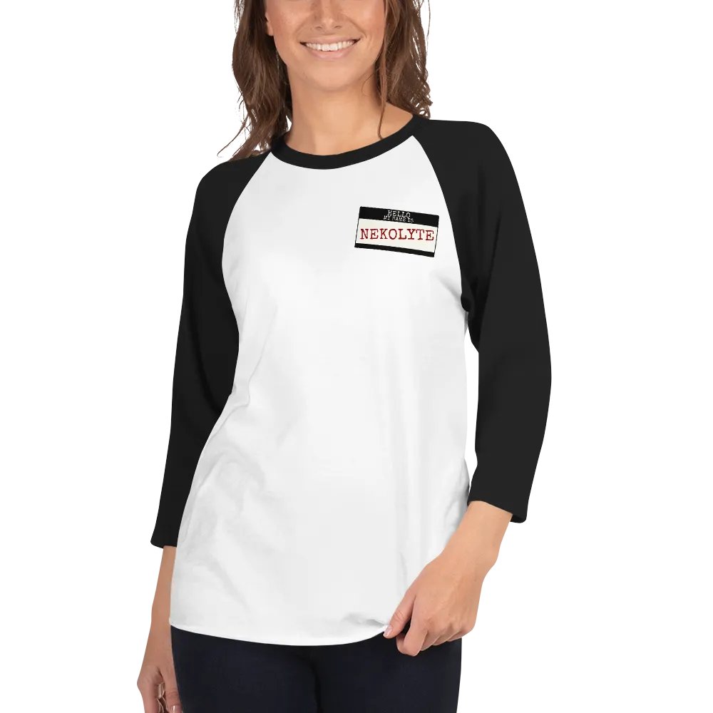 Nekolyte Nametag Raglan Shirt product image (4)