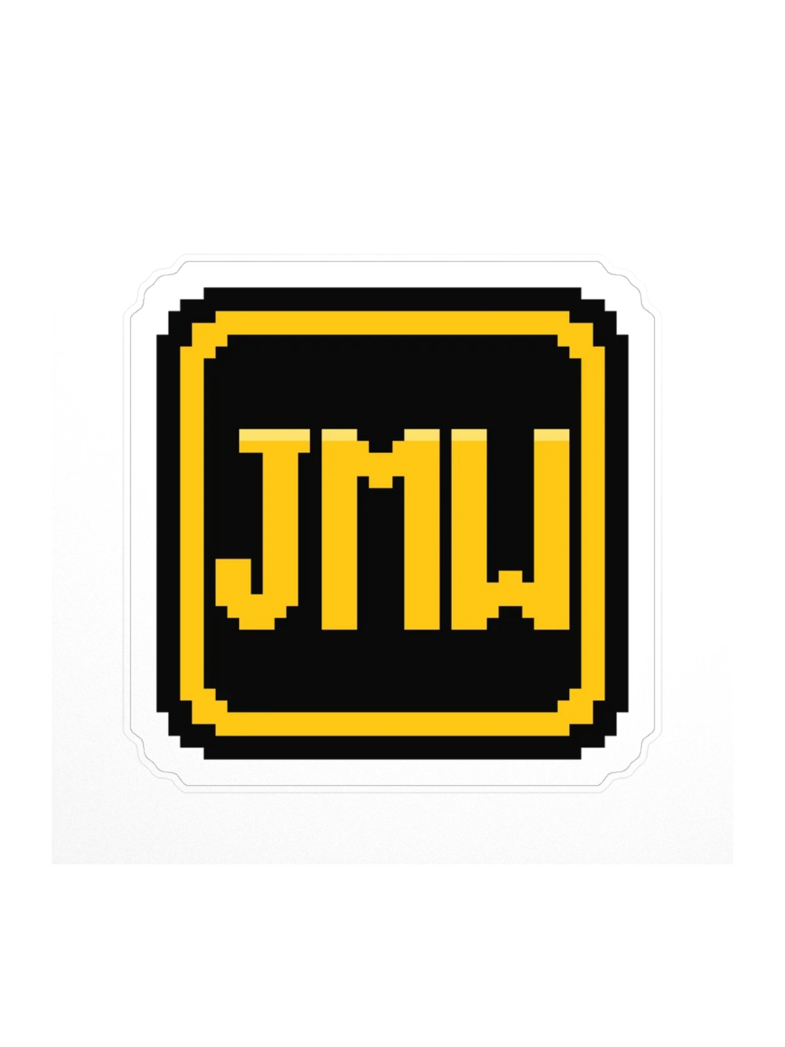 JayzMCWorld JMW Badge Kiss Cut Sticker product image (1)