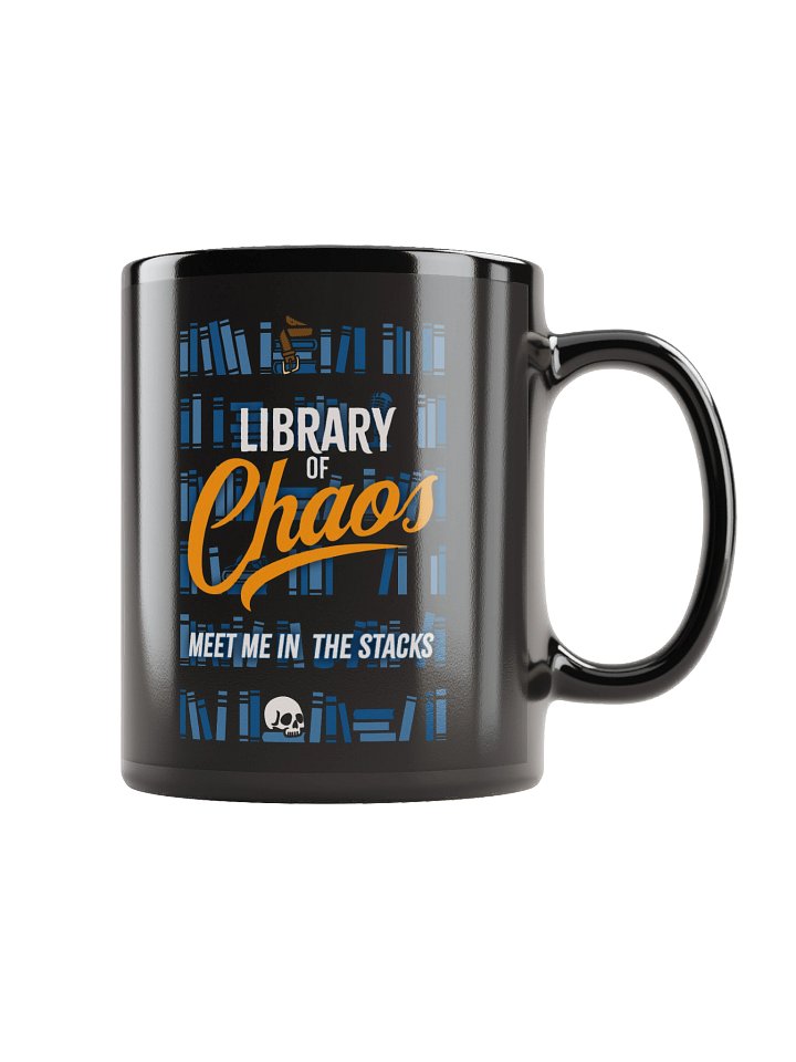 Library of Chaos Mug Black product image (1)