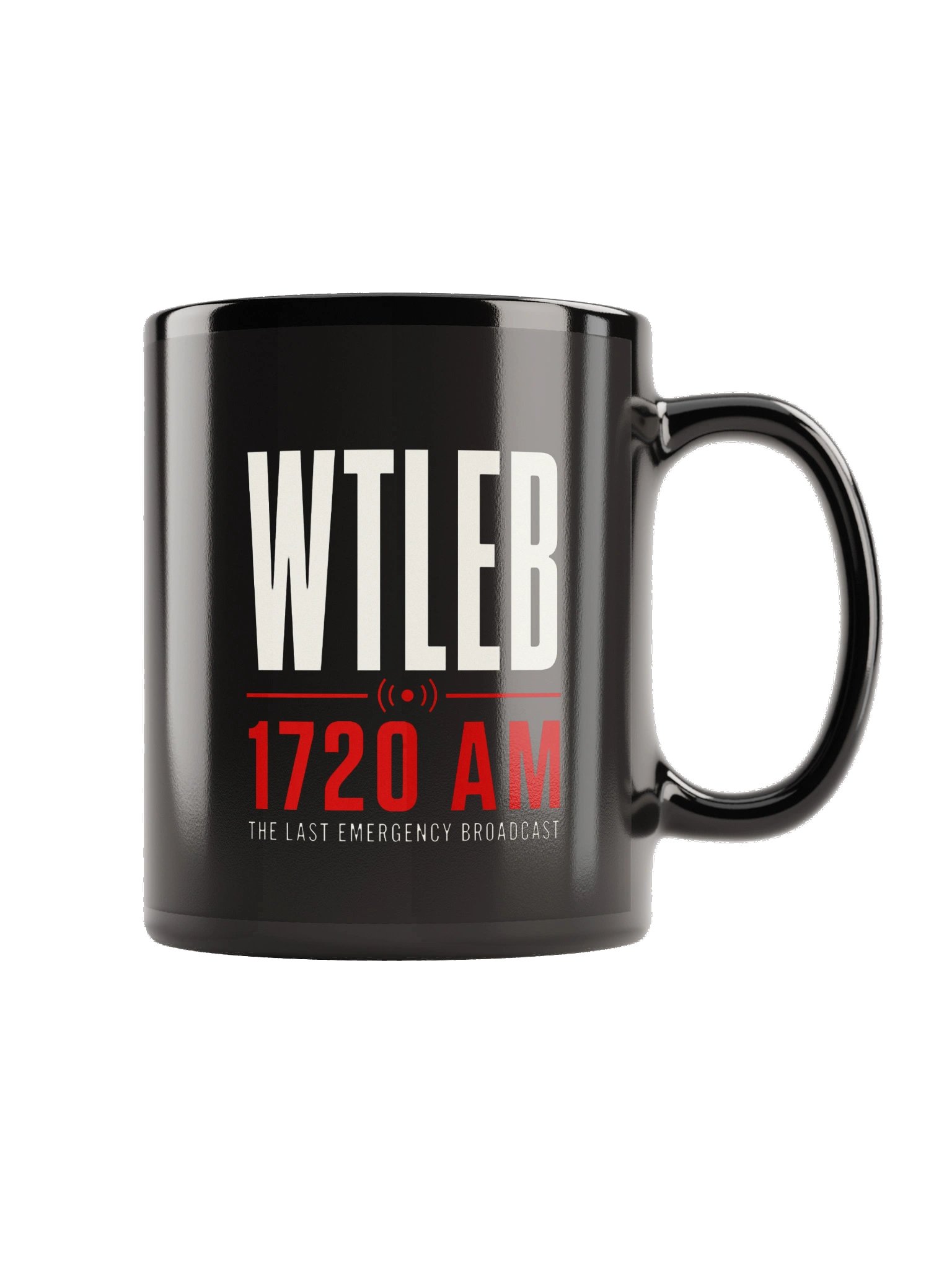 WTLEB 1720 AM Official Station Mug - Black product image (2)