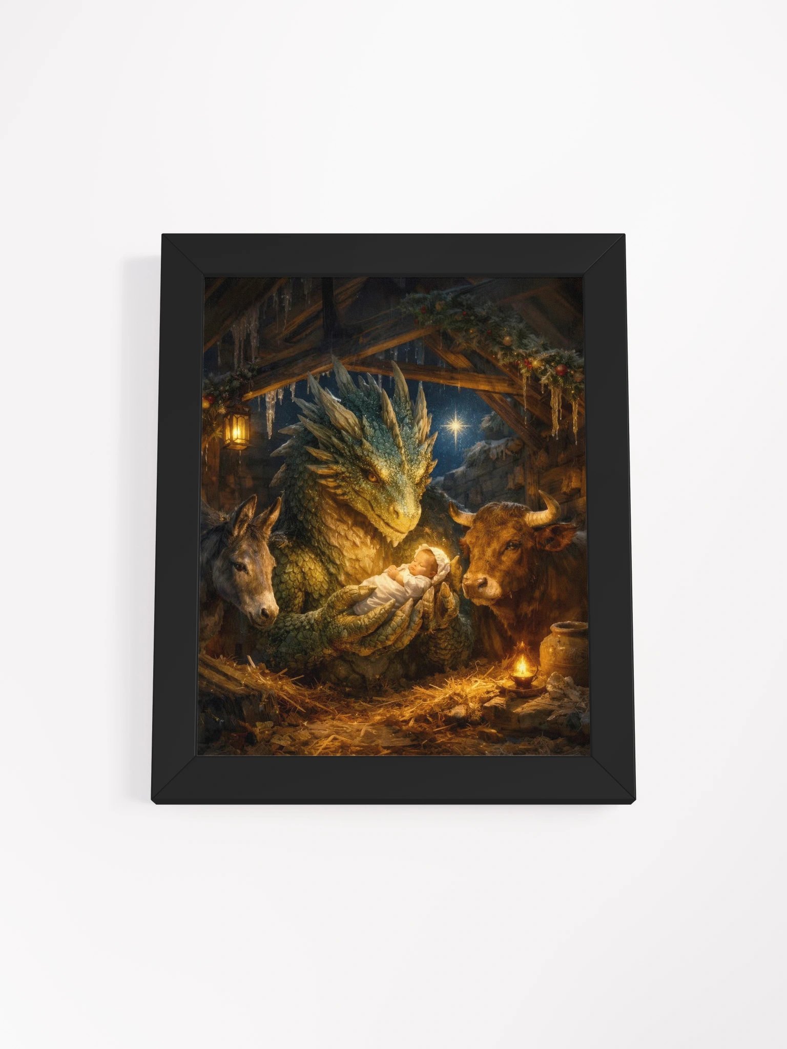 Natality Dragon - Framed High Quality Matte Poster product image (1)