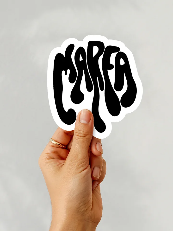 Marfa Bubble Text Sticker product image (1)