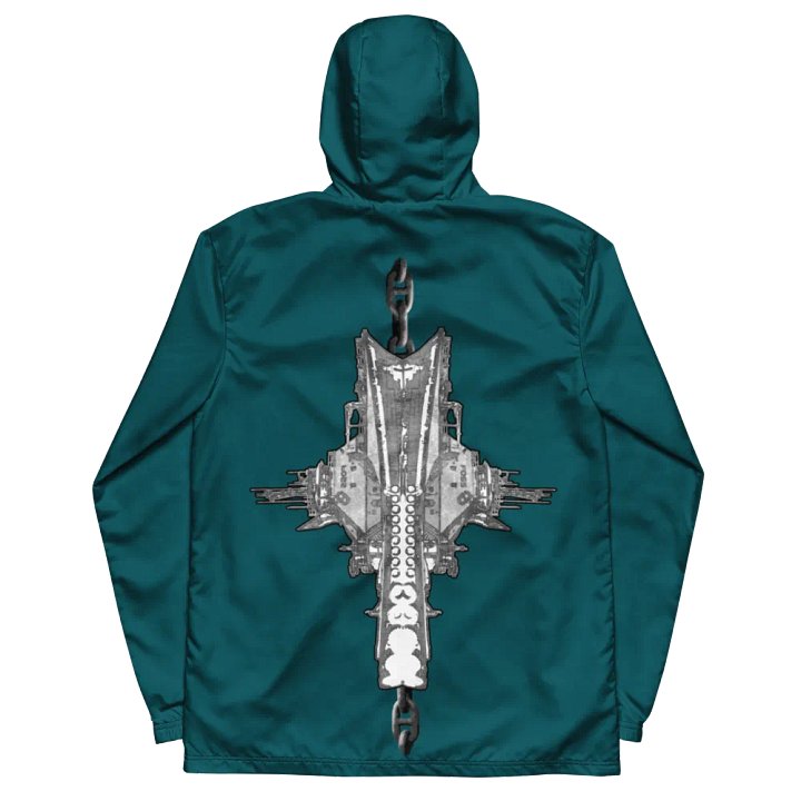 Teal Foss double tug Sketch Windbreaker product image (1)