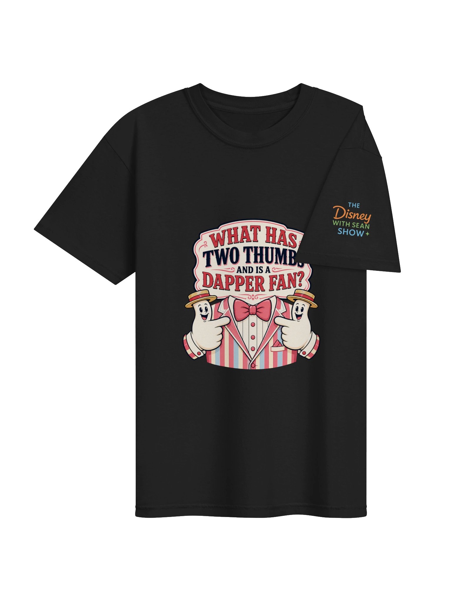 What Has Two Thumbs & Is a Dapper Fan? Relaxed Fit T-Shirt - Disney With Sean Show product image (40)