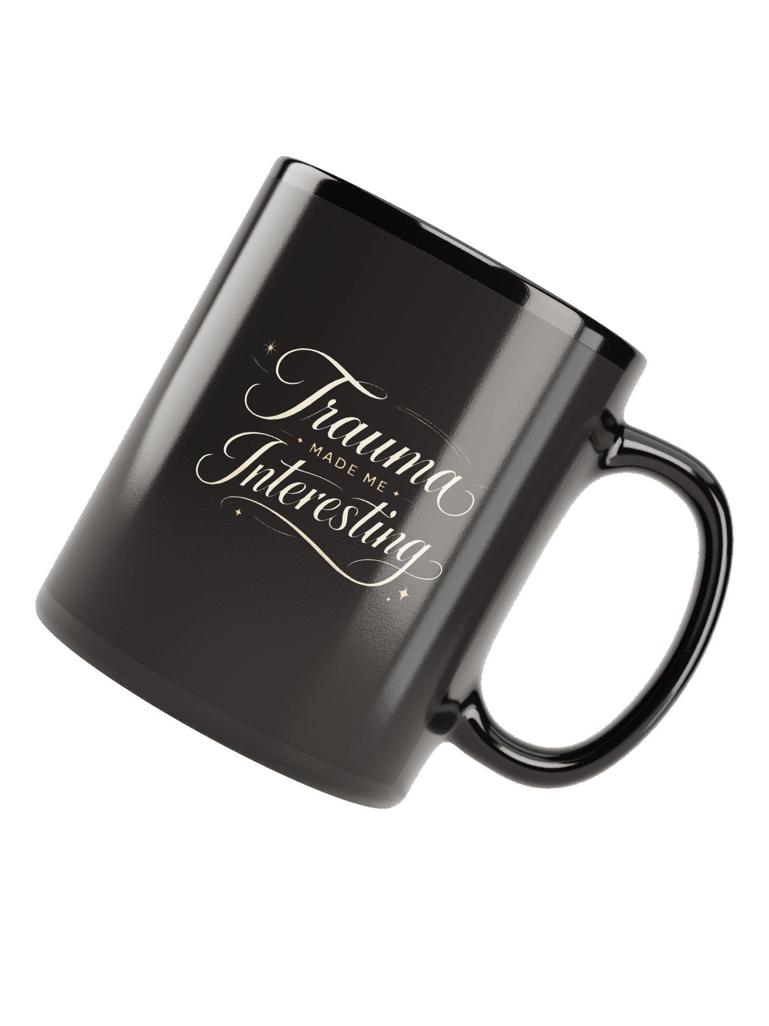 Trauma Made Me Interesting Mug product image (11)