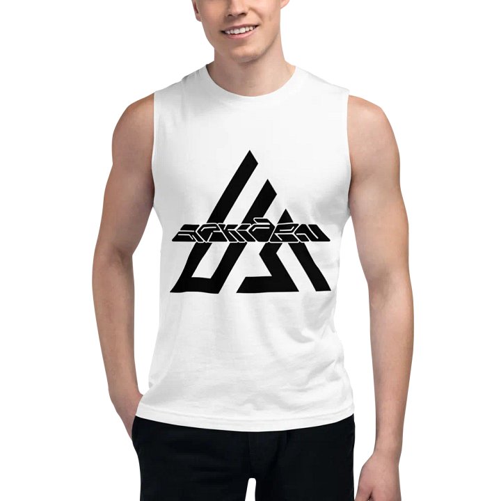 White Cyber Arkiden Tank Top product image (1)