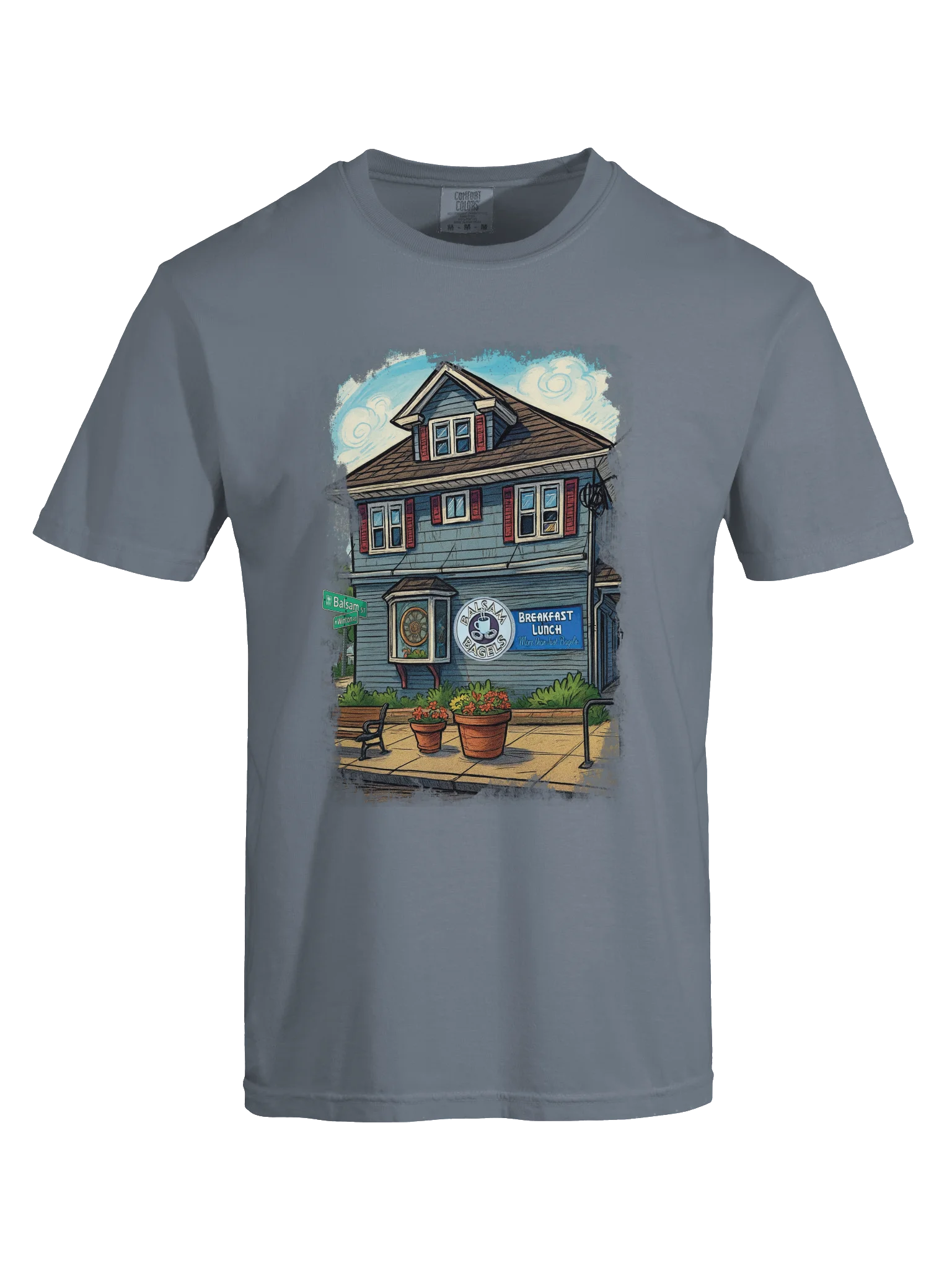 Balsam Bagels Caricature T-Shirt product image (5)
