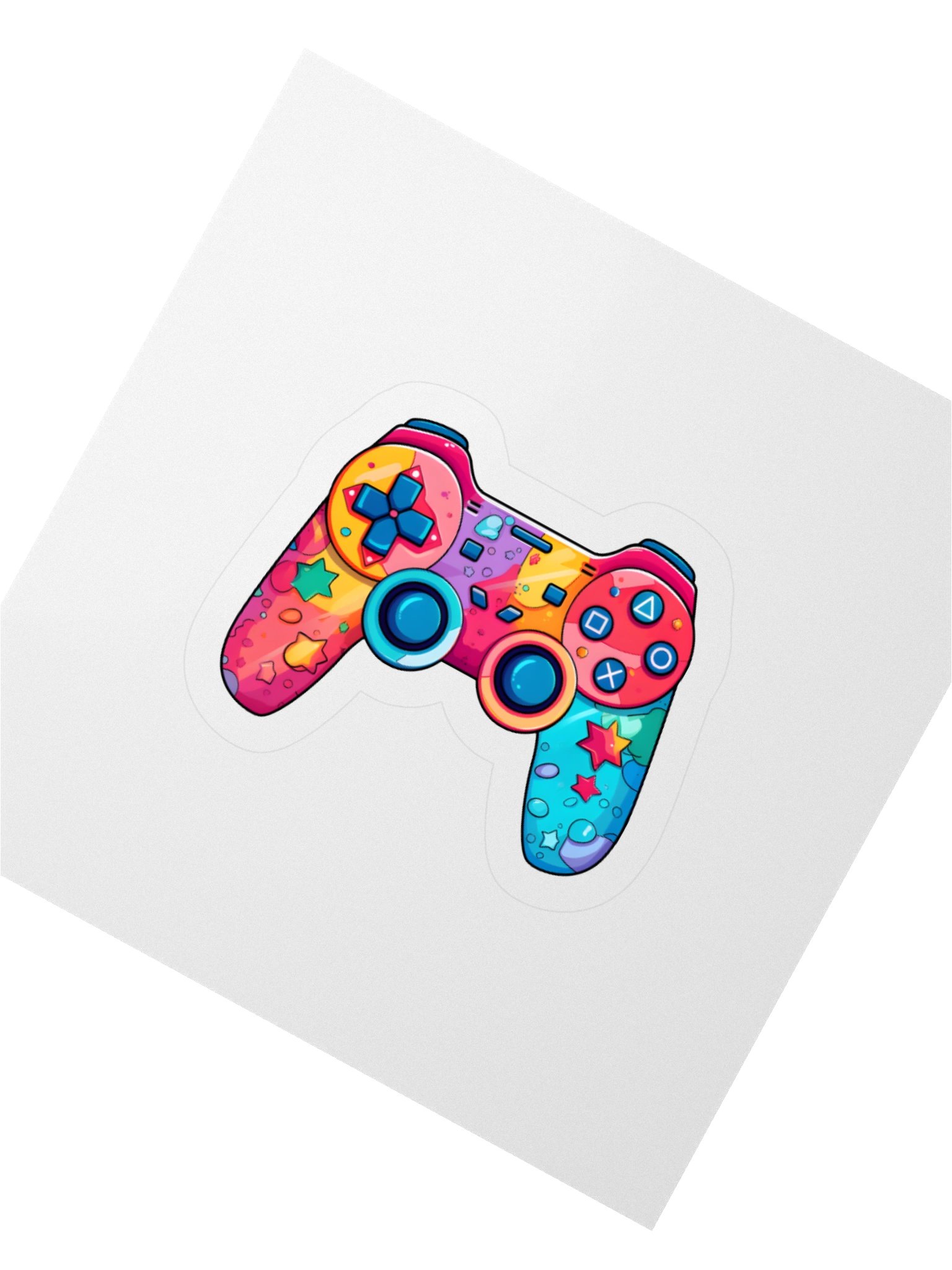 Cosmic Gaming Controller Kiss Cut Stickers product image (5)