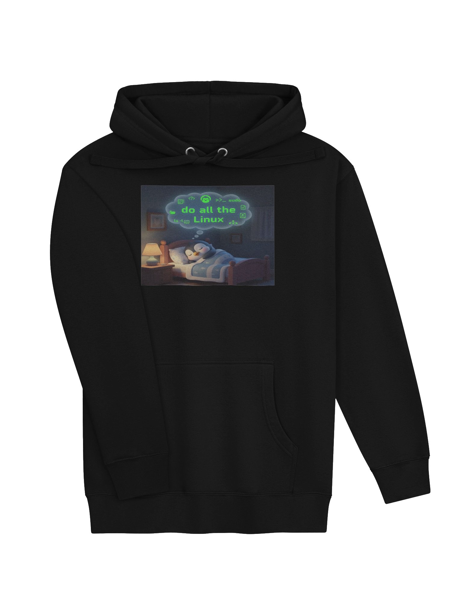 Do All The Linux Dream Penguin Hoodie product image (3)