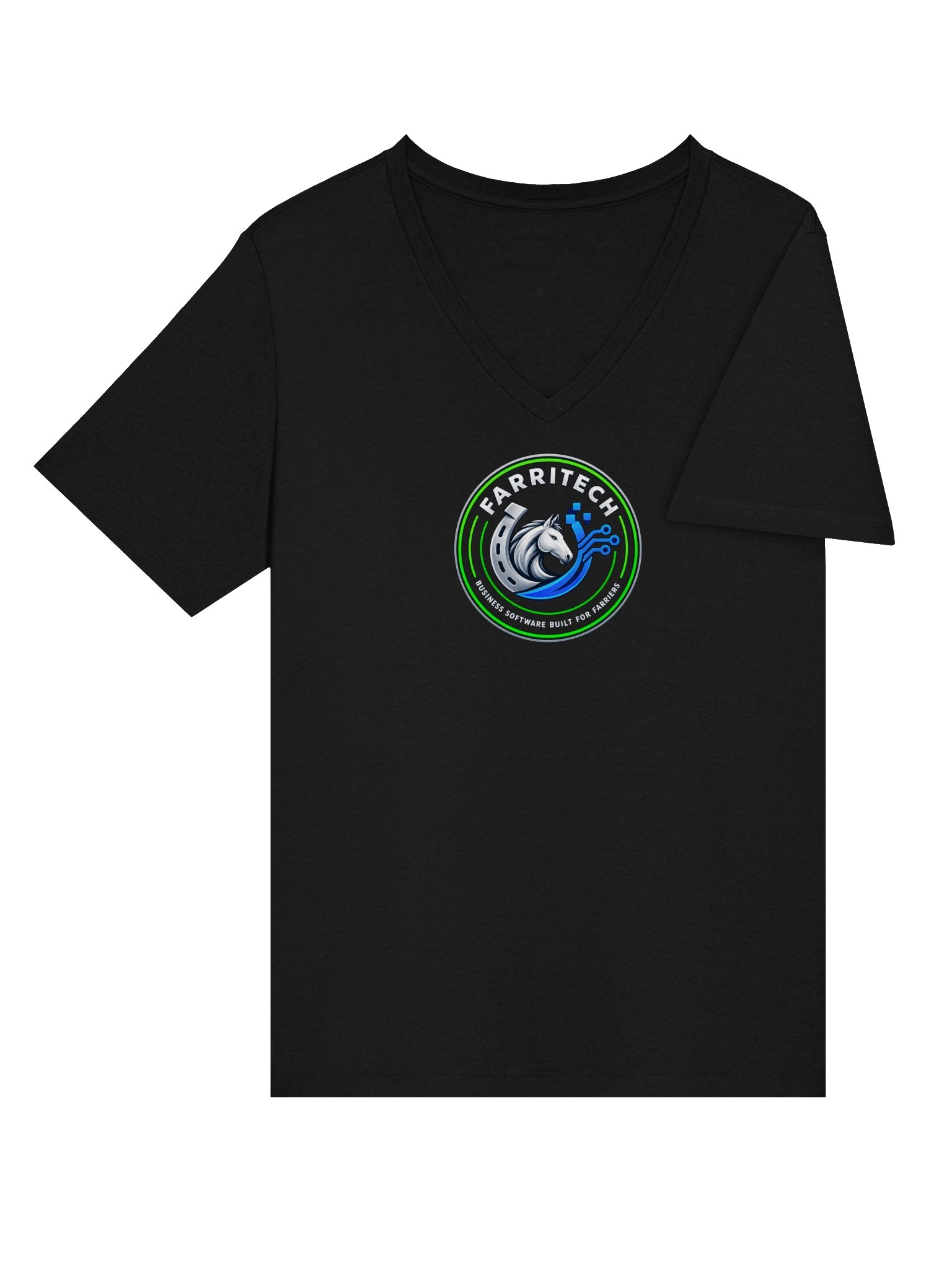 FarriTech Women’s Classic V-Neck Tee product image (15)