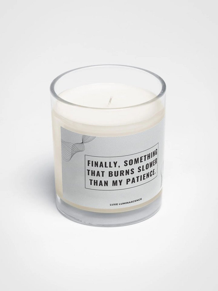 Patience Burner Funny Quote Candles product image (2)