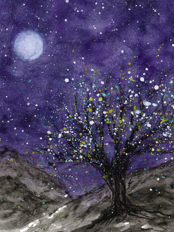 Moonlight Tree Print product image (2)