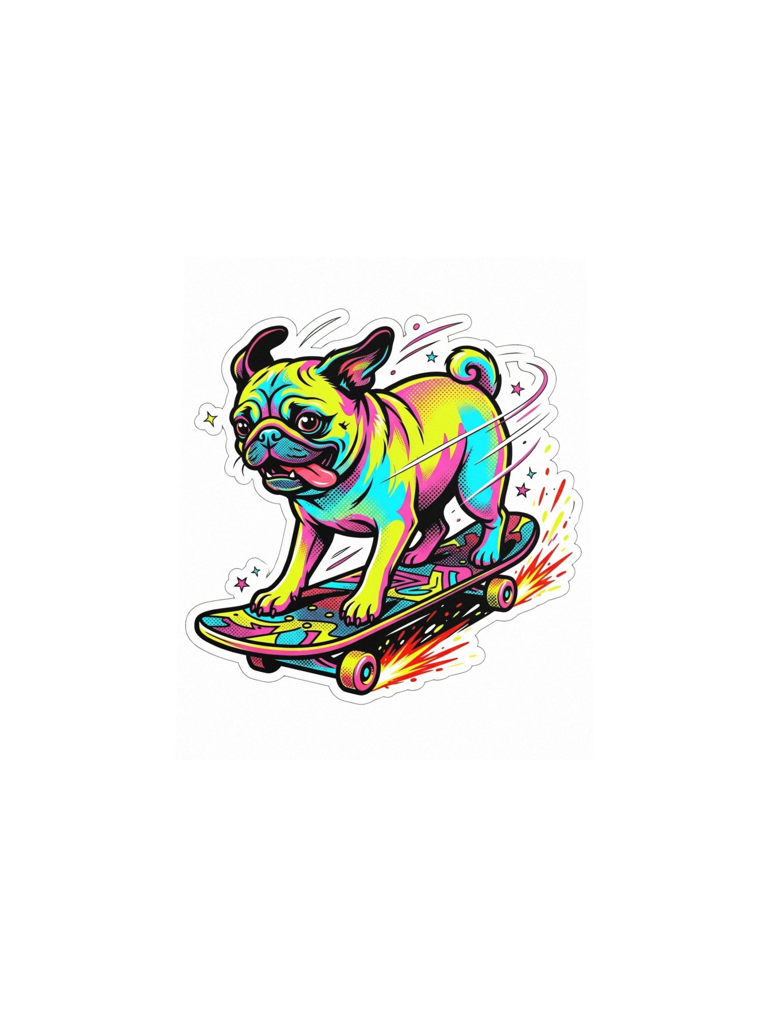 Kickflip Pug Poster product image (8)