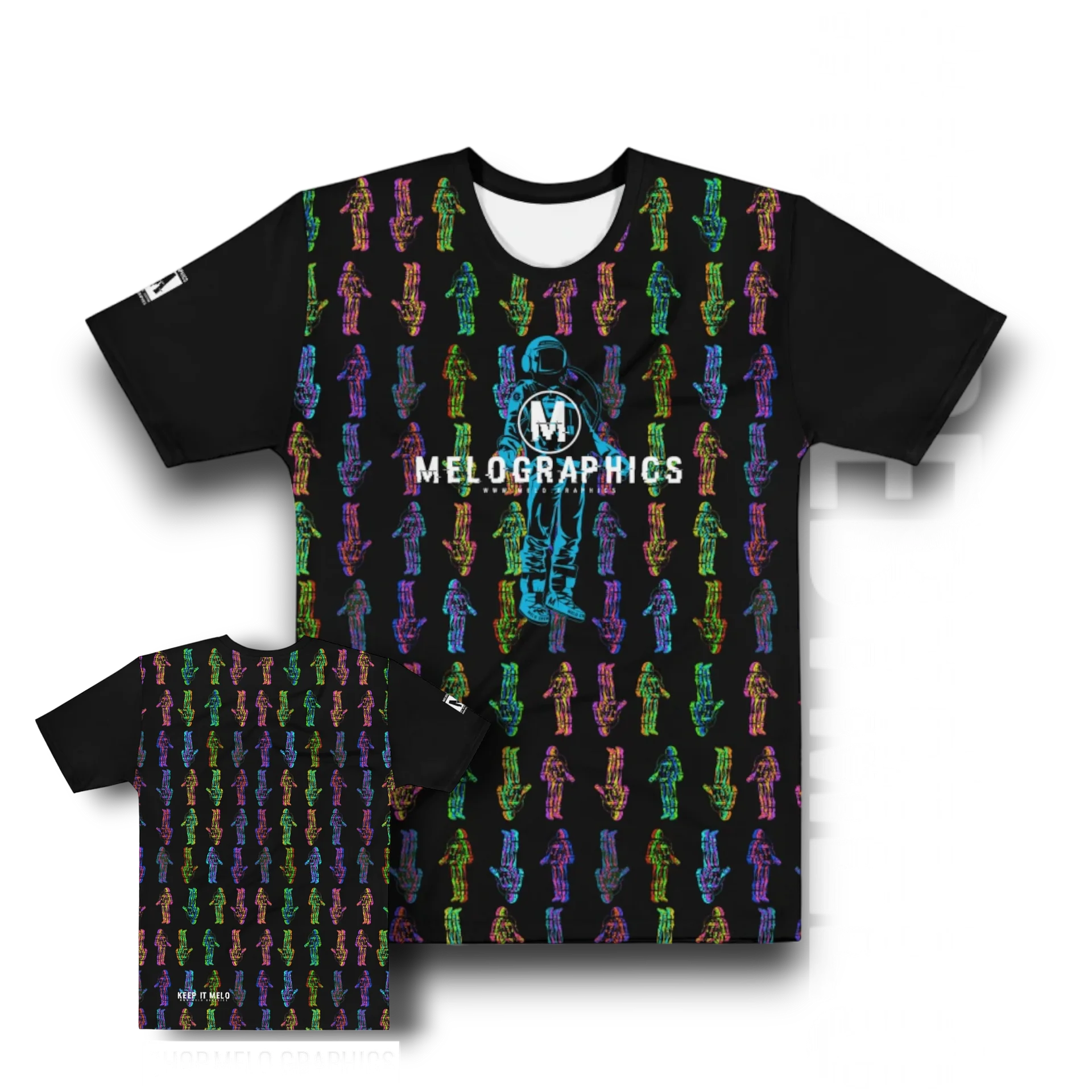 RGB on Repeat - Ultimate T-Shirt | #MadeByMELO product image (1)