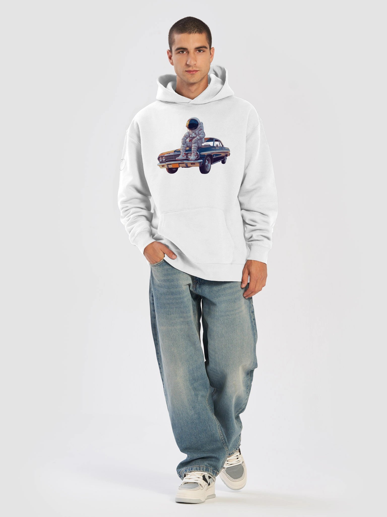 Mars City Astronaut Vintage Coupe Hoodie product image (17)