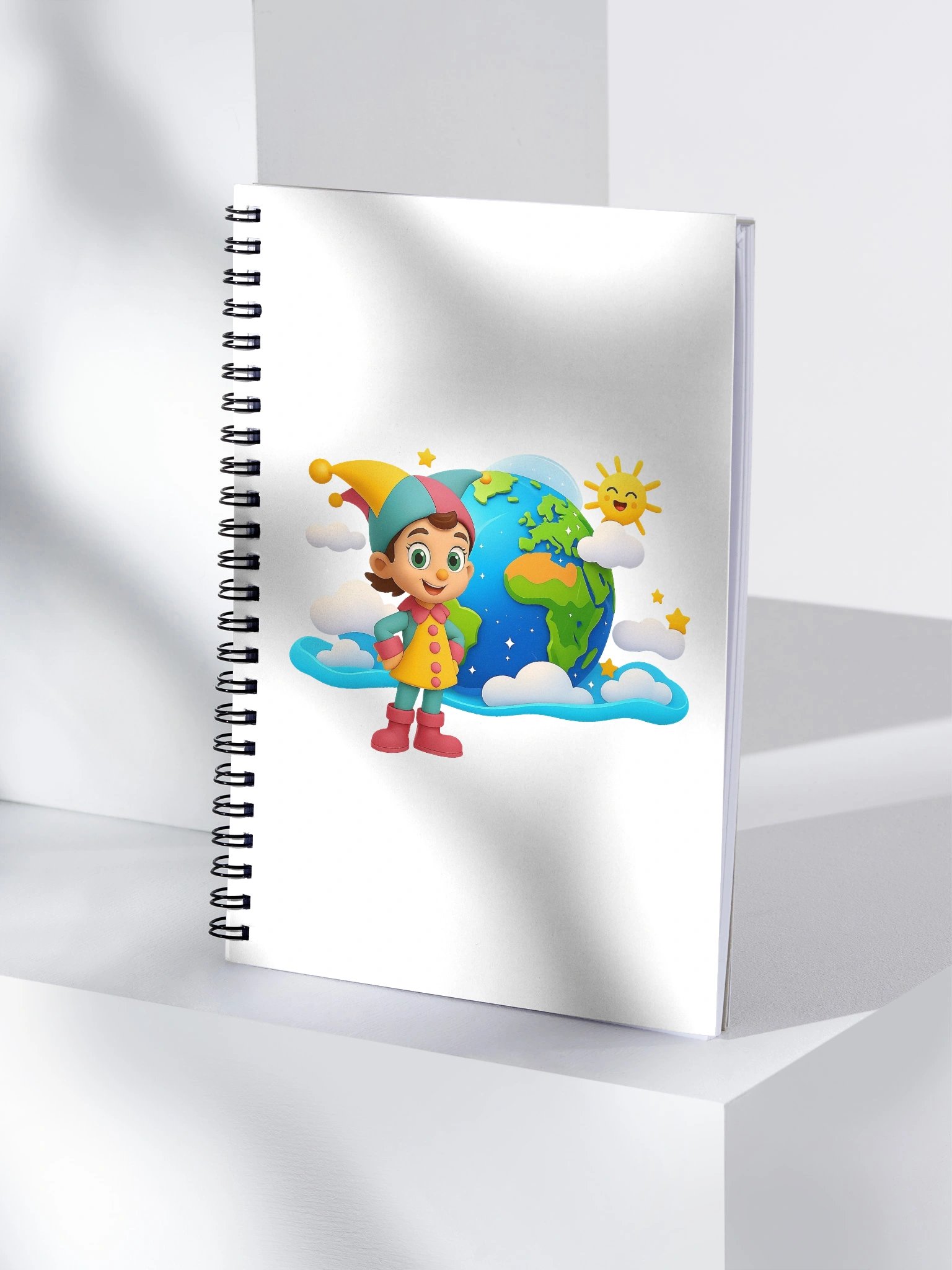 JessyJesty “Glowy” Earth Spiral Notebook product image (4)