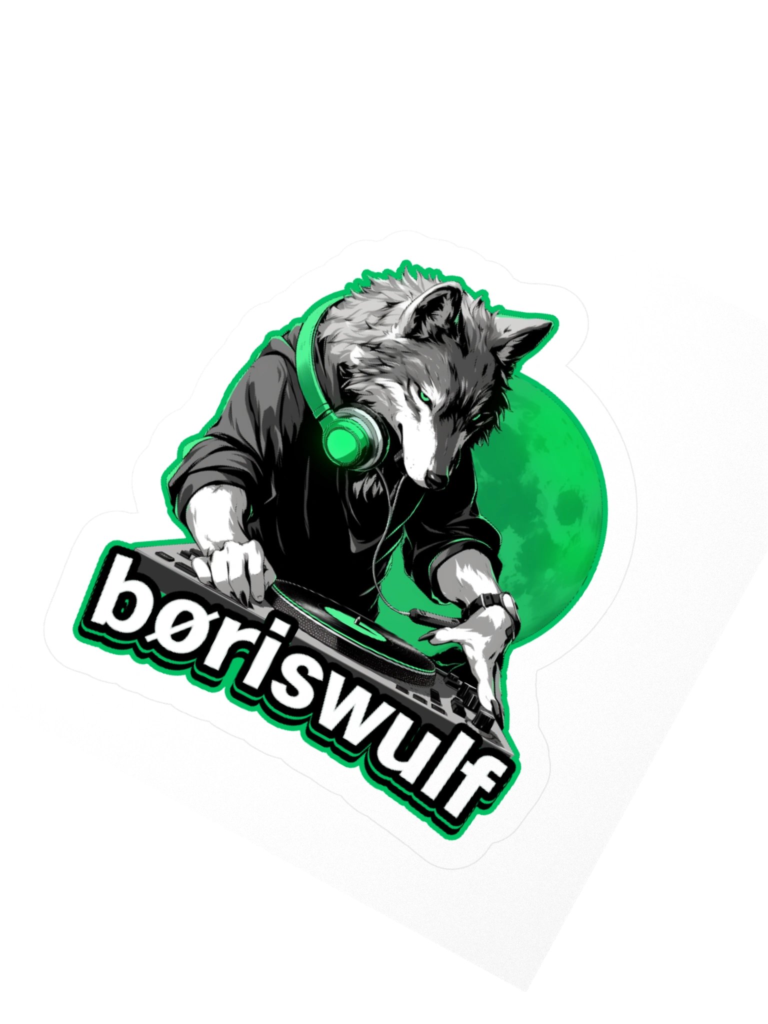 Howling Beats Kiss Cut Stickers product image (6)