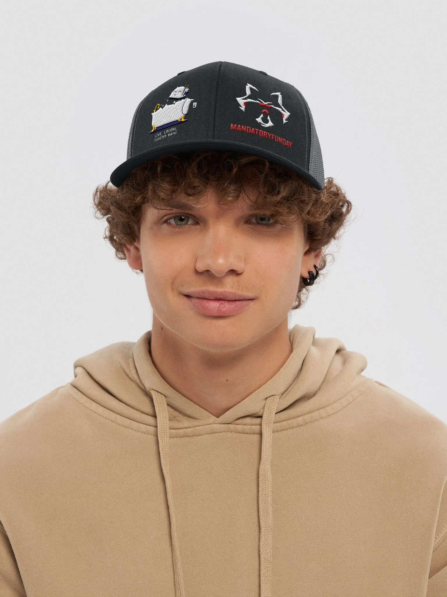 Live Laugh Toaster Bath Hat product image (5)