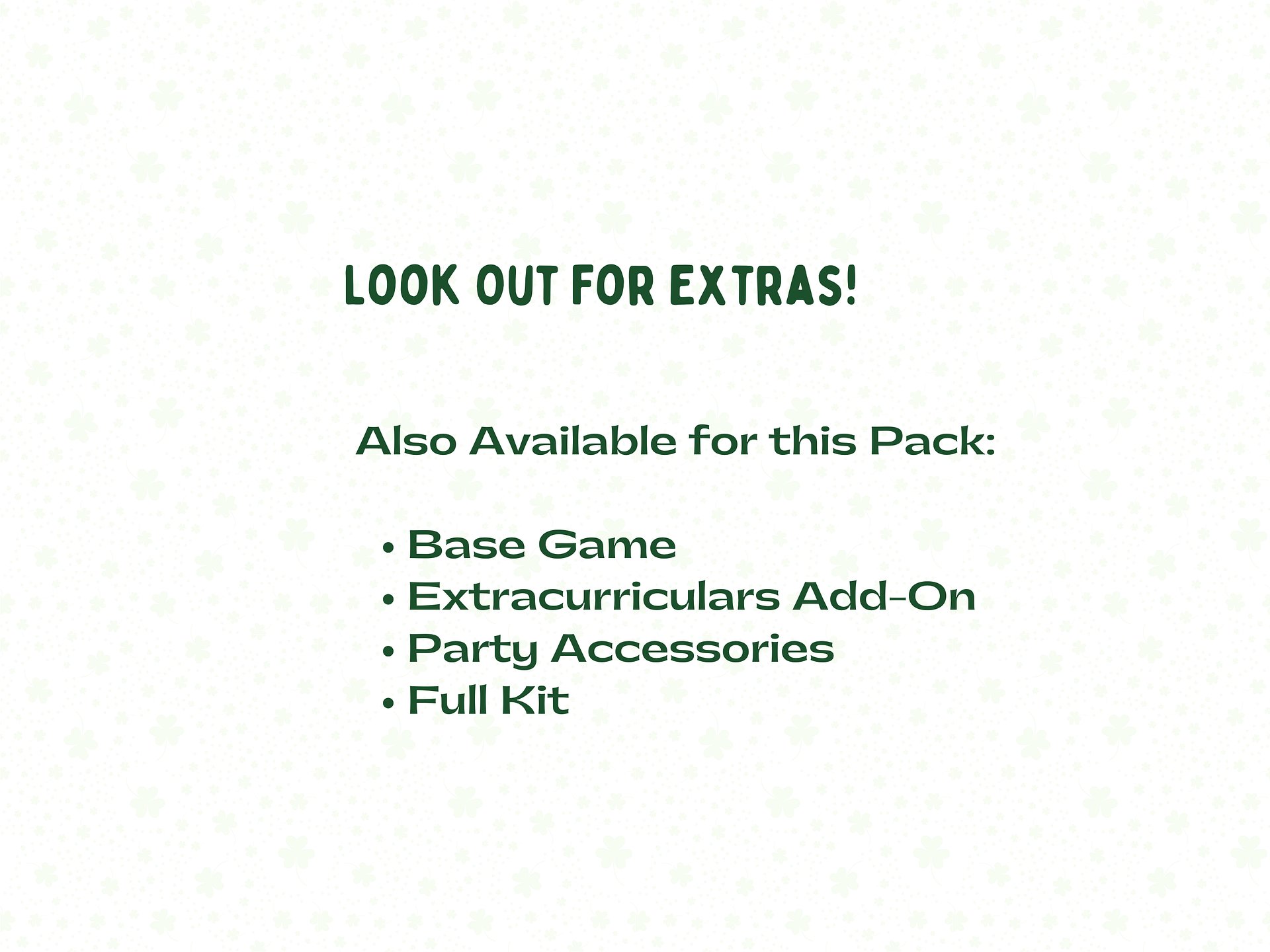 Out of Luck- A Festive St. Patrick's Day Murder Mystery - Invitations Add-On product image (3)