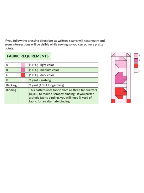 Tumble Into Love Table Runner product image (2)