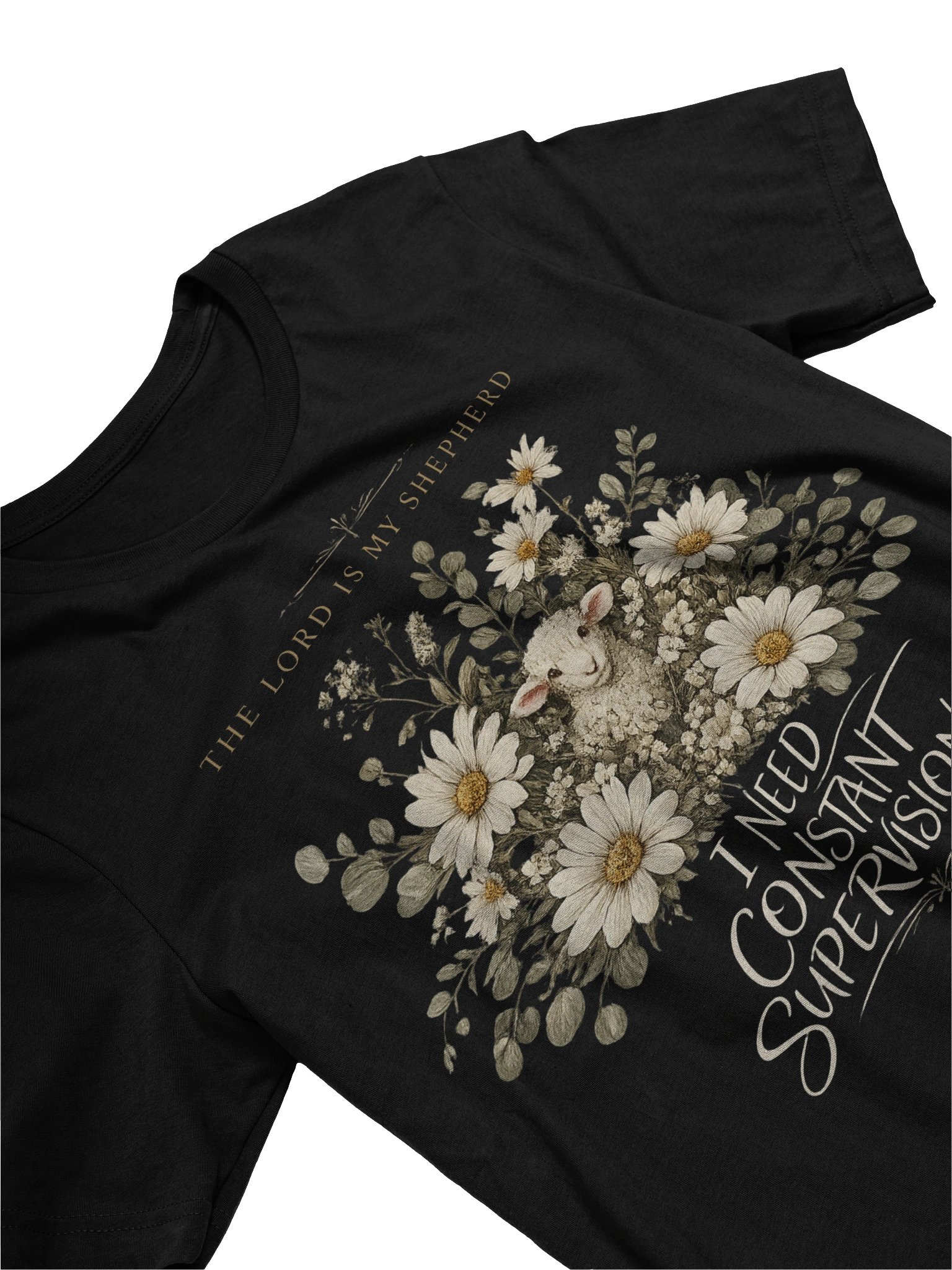 The Lord Is My Shepherd Shirt | Funny Christian Tee product image (5)