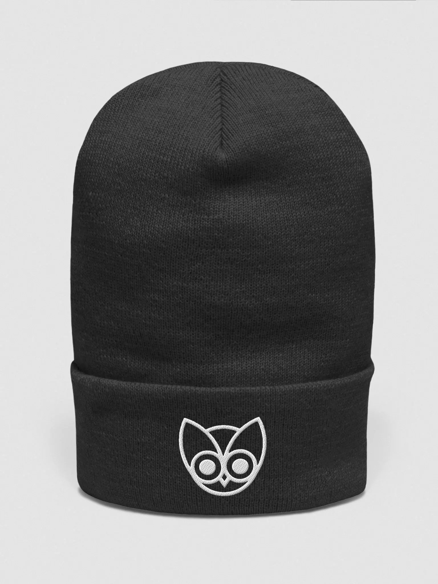 Owl logo beanie product image (1)