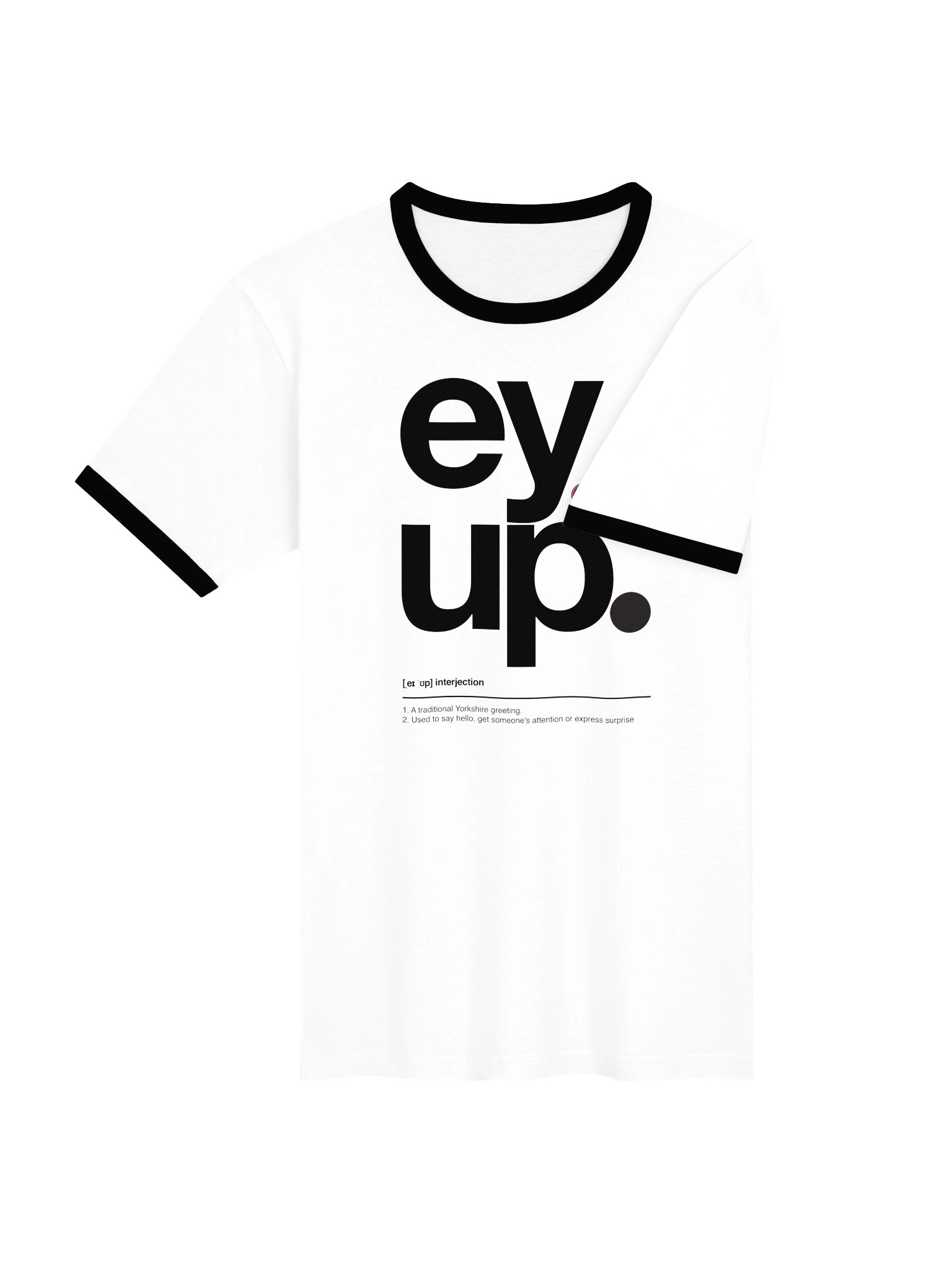 EY UP ringer T-shirt (DTFx print) product image (4)