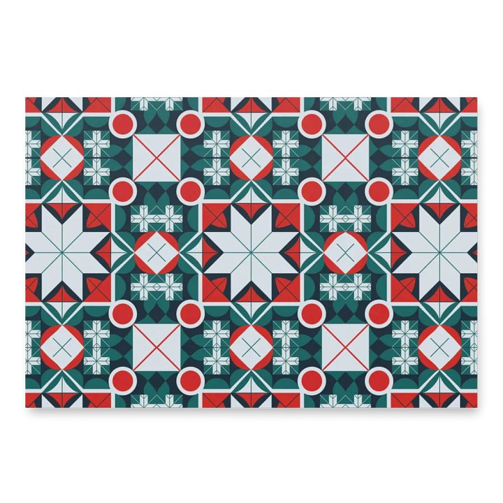 Kaleidoscope patterned Wrapping Paper Sheets (3) product image (2)