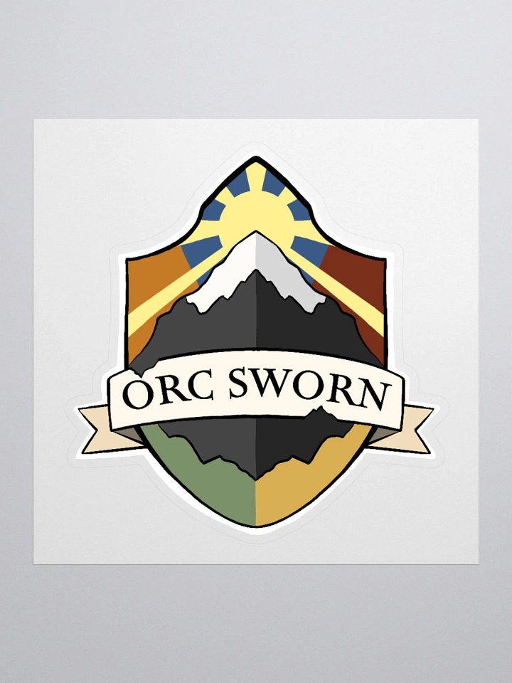 Orc Sworn Shield Sticker product image (3)