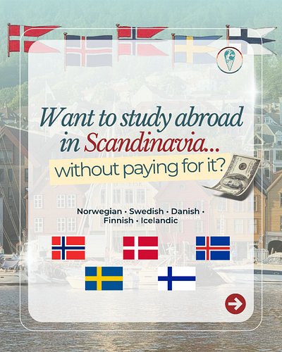 everyone talks about studying abroad in Spain or Japan…
ㅤ
but what about Scandinavia?
ㅤ
yes — it’s expensive
but there are RE...