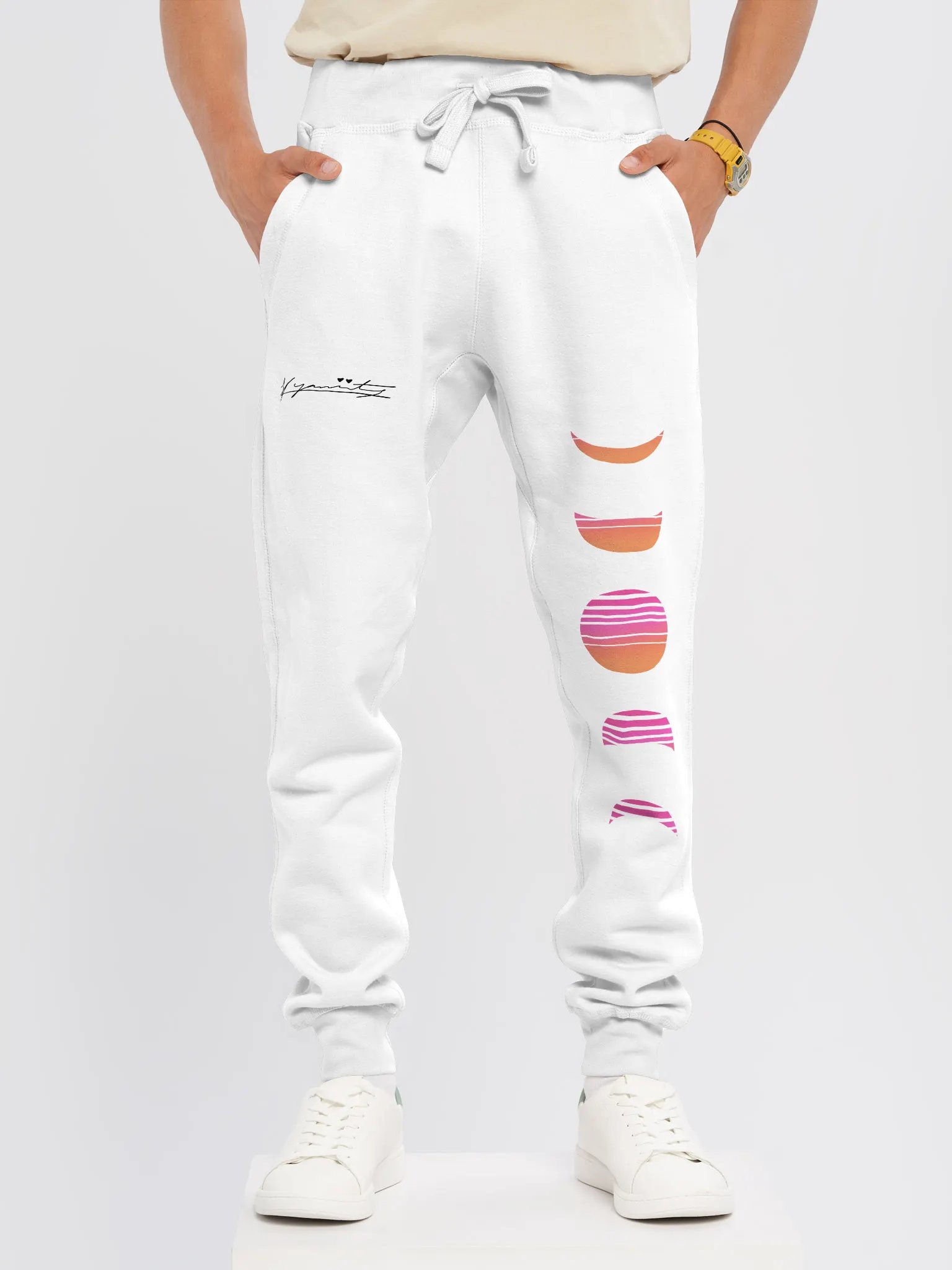 Sunset Joggers WHITE product image (3)