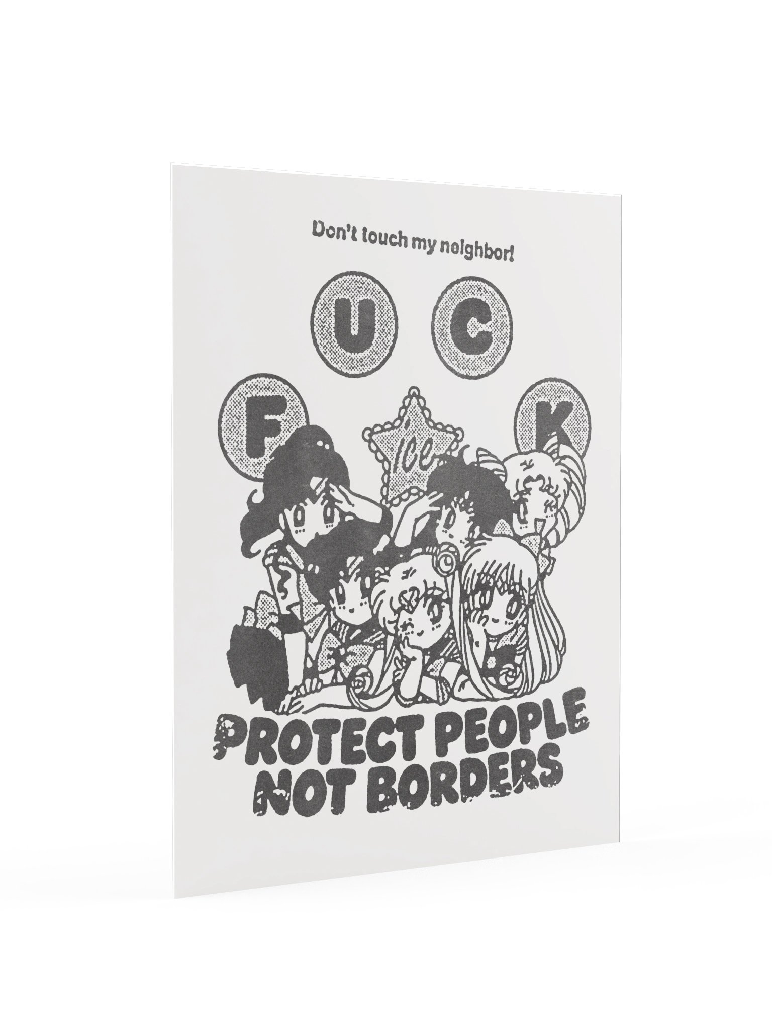 PROTECT PEOPLE ! Art Print. product image (2)