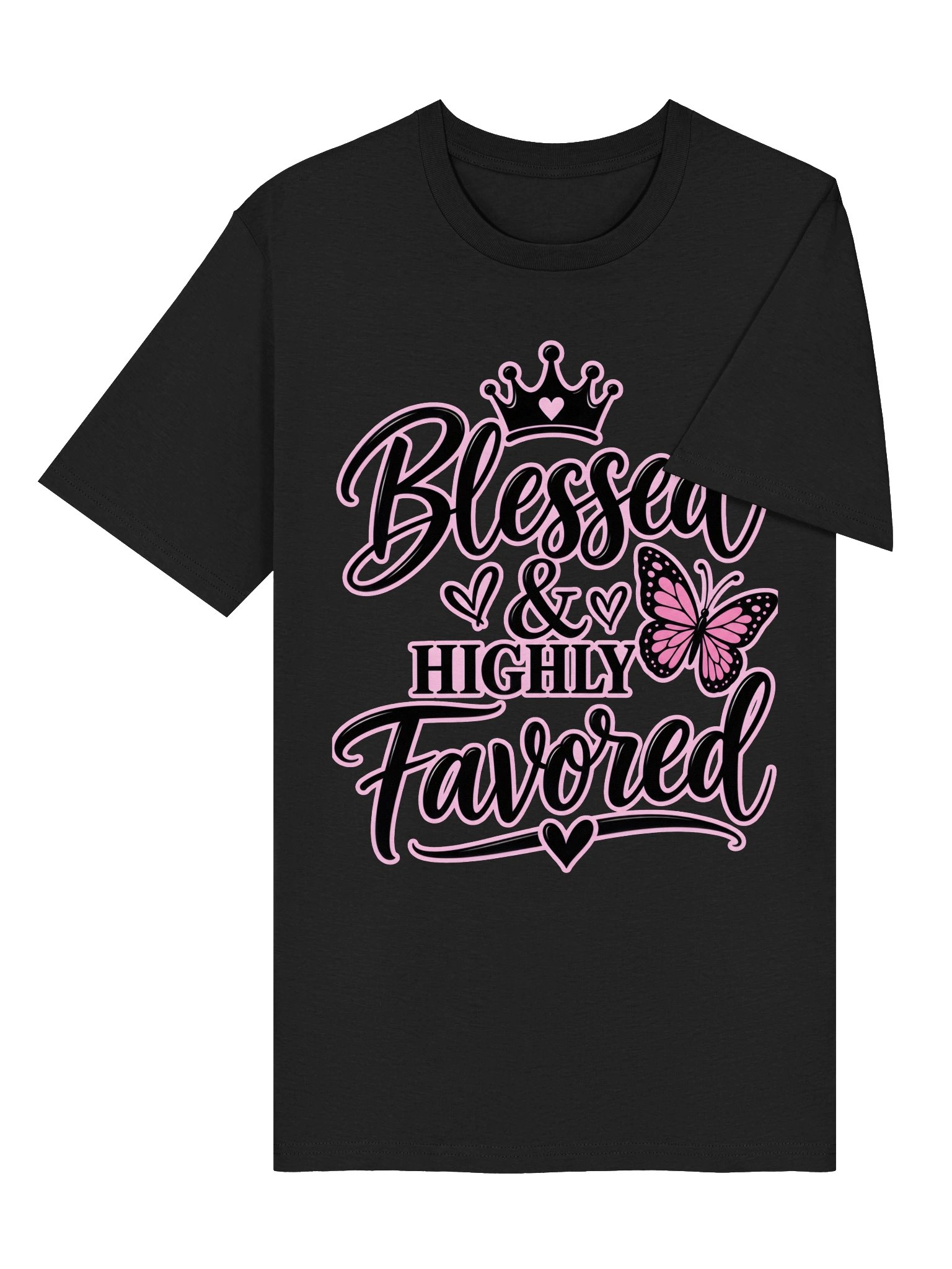 Blessed & Highly Favored Crown Tee product image (56)