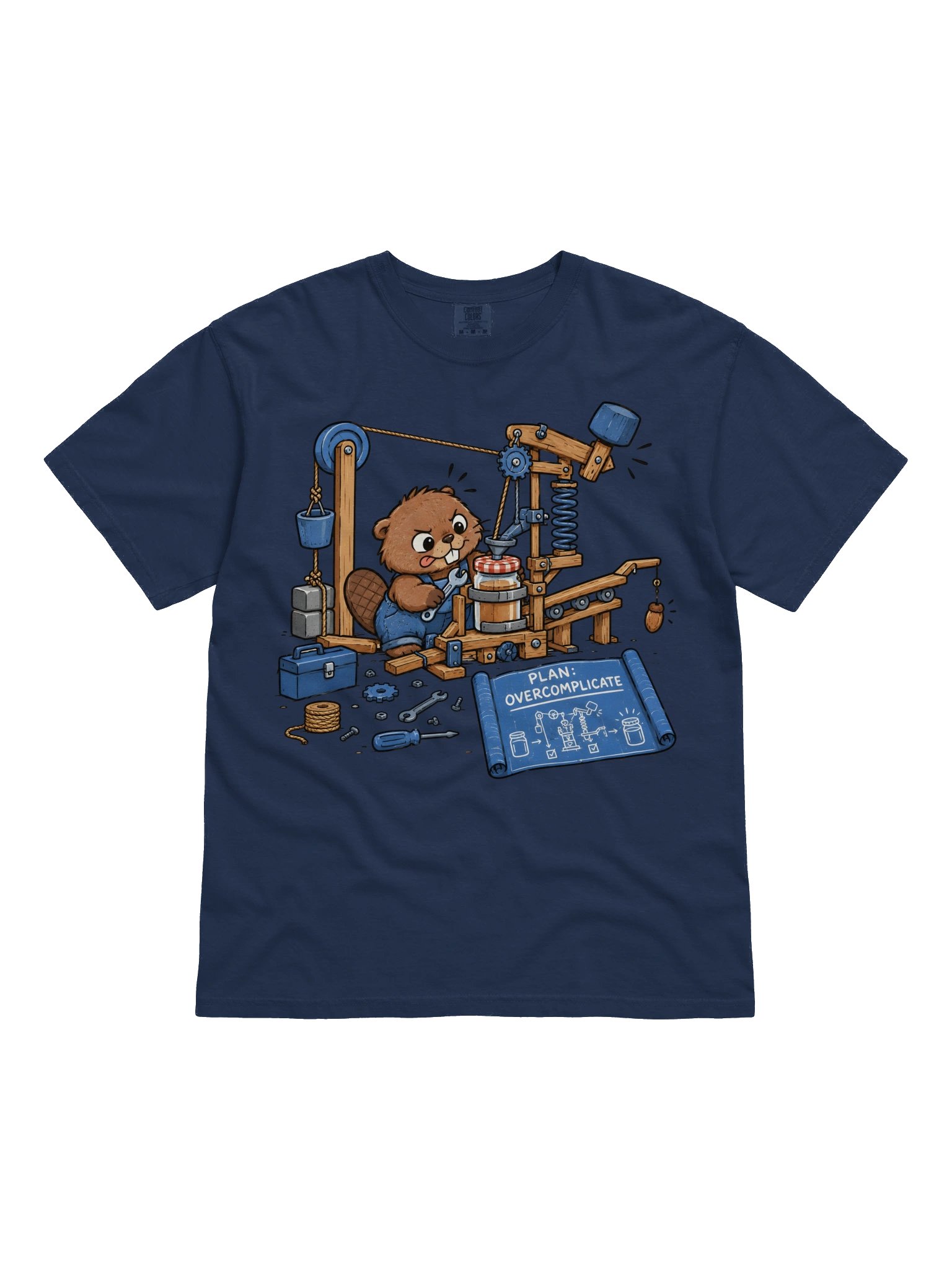 Plan: Overcomplicate Beaver Tee product image (1)