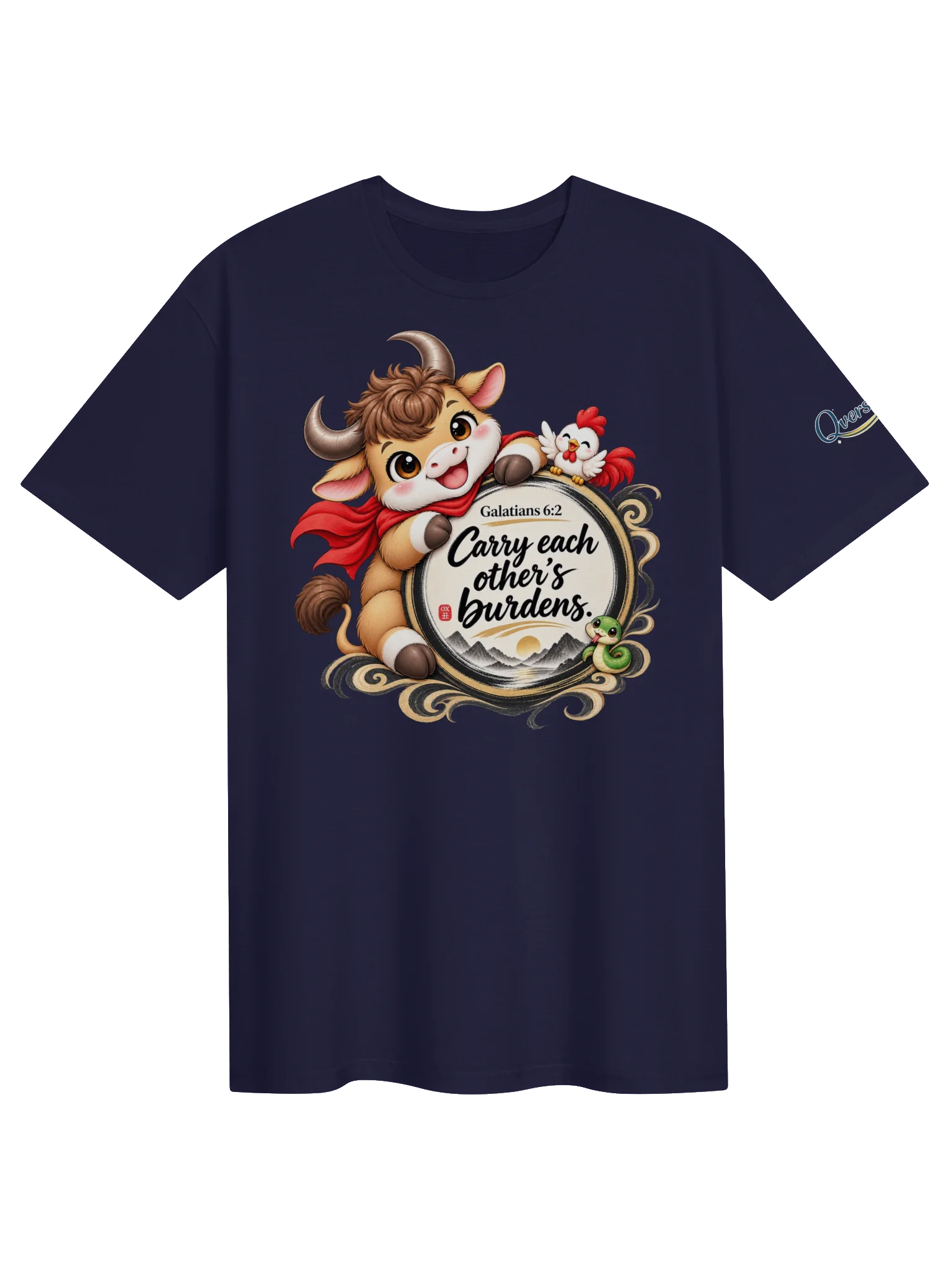 🐂Year of the Ox | Chinese Zodiac Trio Unisex T-Shirt product image (21)