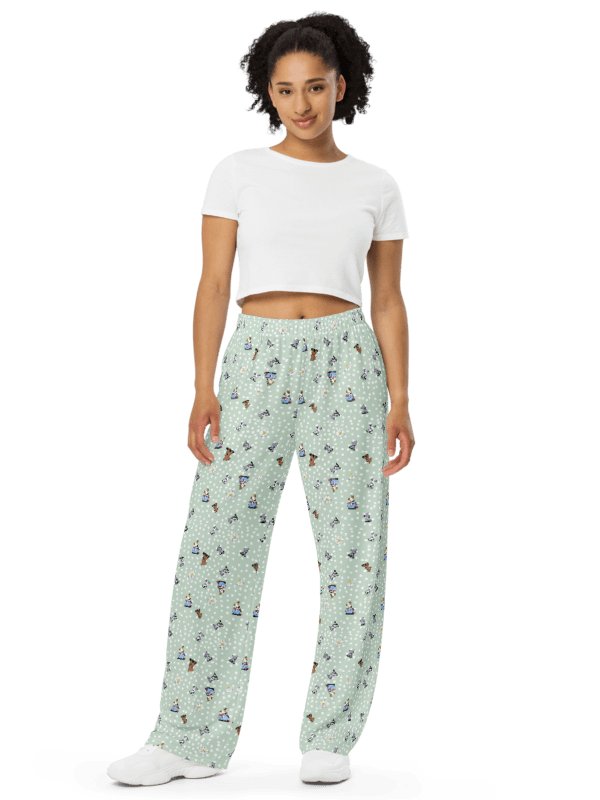Pit Bull Party Wide-Leg Pants product image (1)