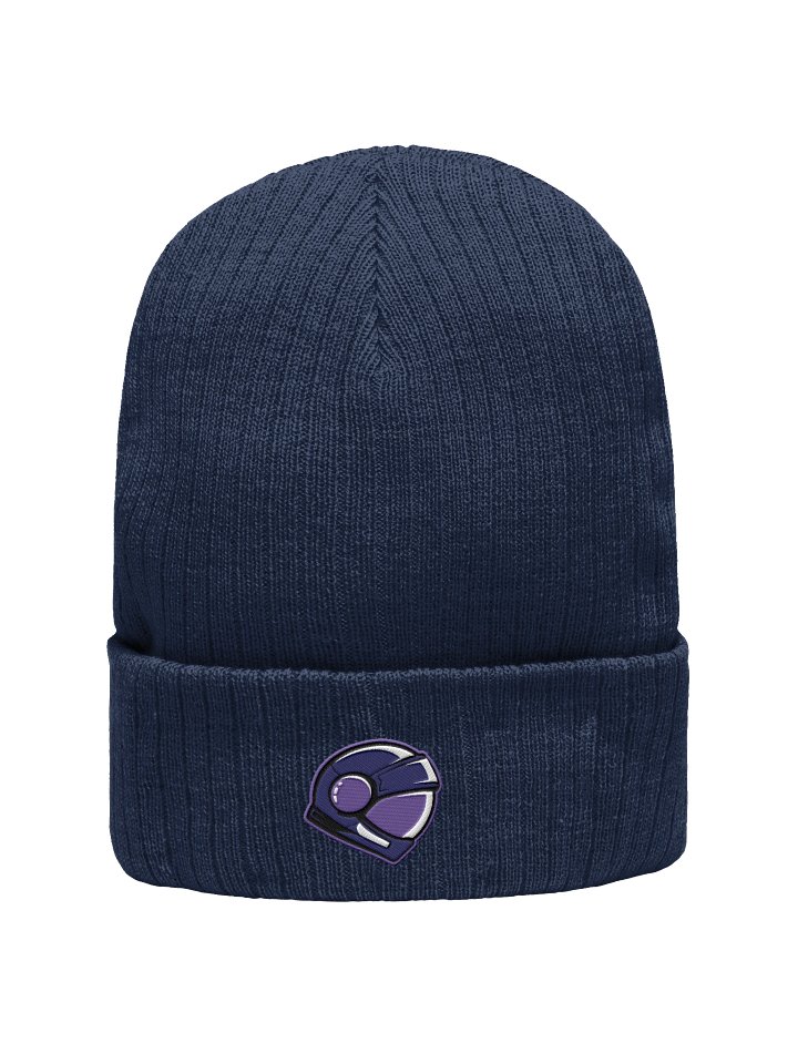 Reflective Purple Helmet Beanie product image (1)