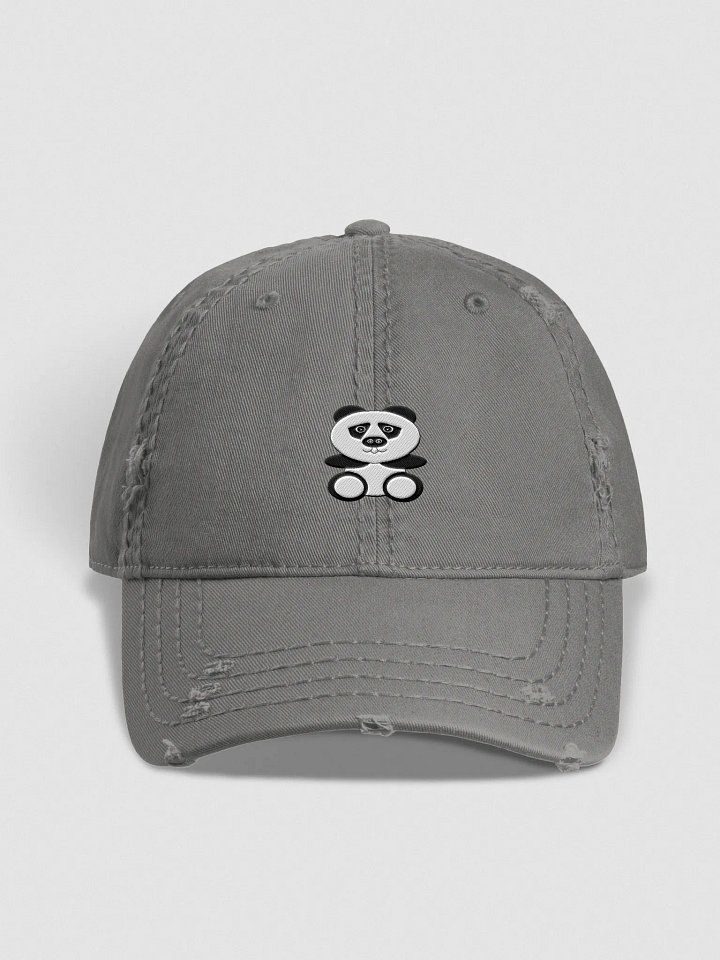 Zen Panda Distressed Dad Hat product image (1)