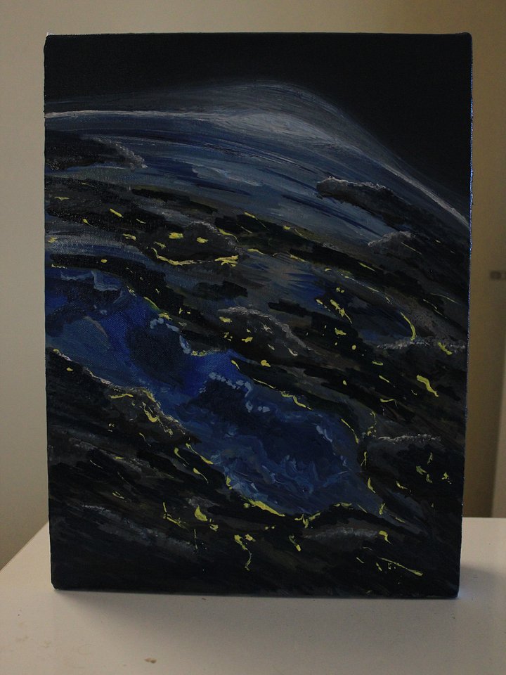 Planet Earthc Oil On Canvas product image (2)