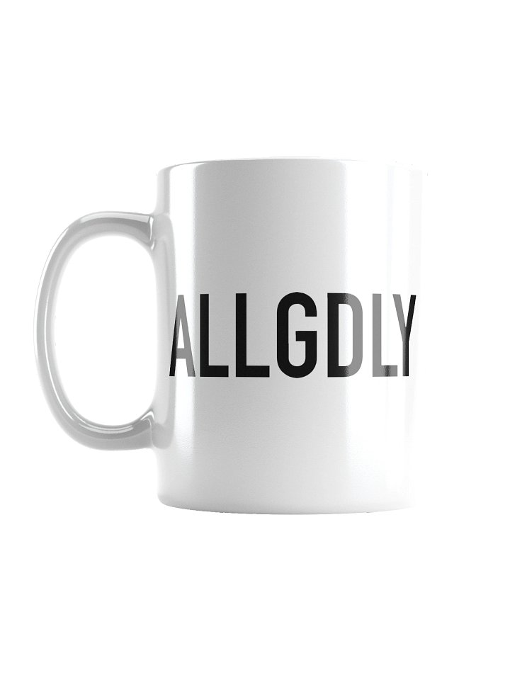 Allegedly Ceramic Mug - Stylized (White) product image (1)