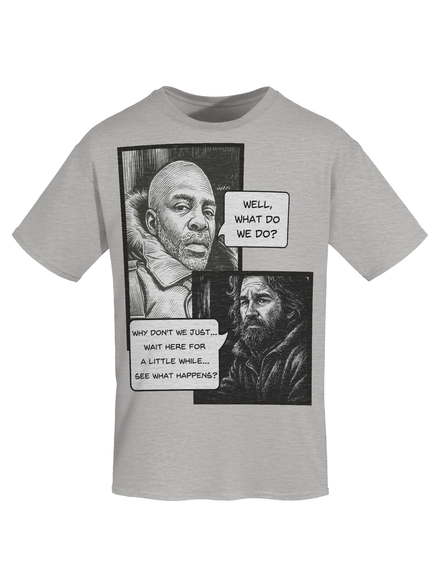 The Thing inspired Wait Here Scene Tee product image (103)