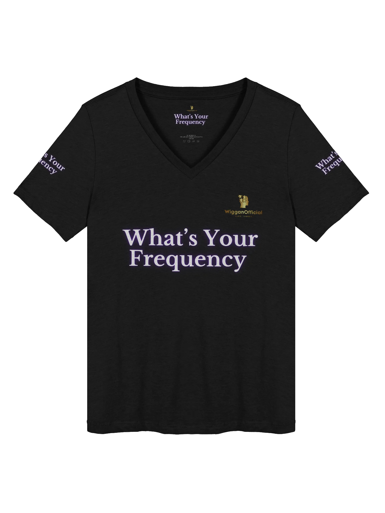WigganOfficial Frequency Women's Relaxed V-Neck T-Shirt product image (1)