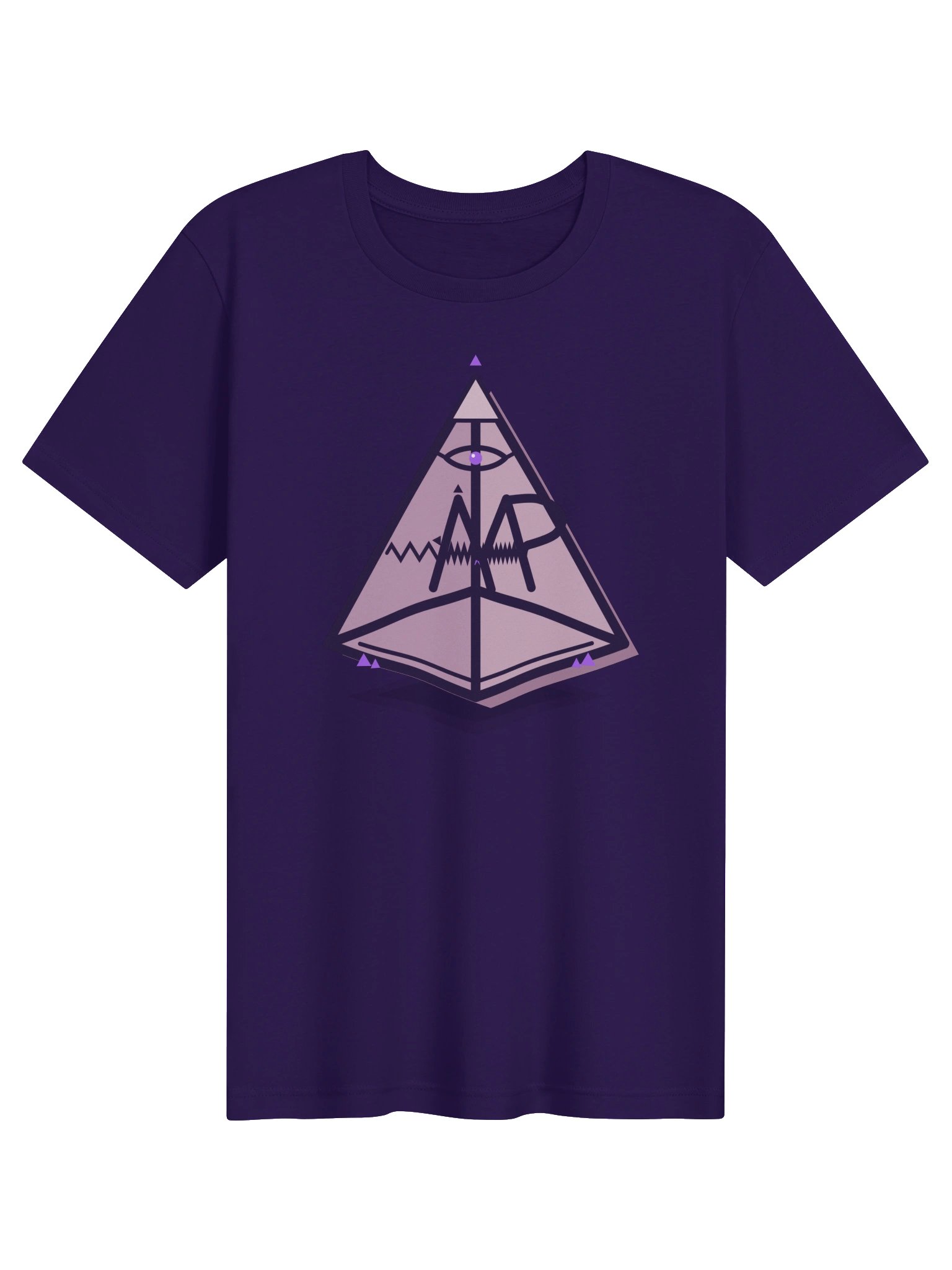 Mt. AMP Pyramid 3D Tee — Purple product image (1)