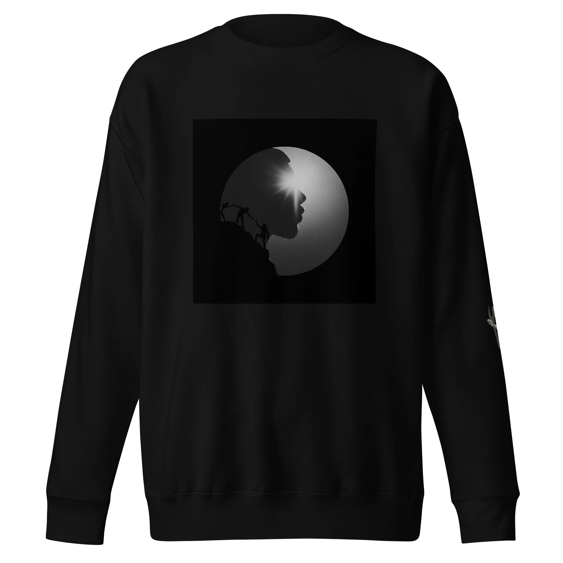 Floris Haugier – Sweat-shirt Premium « Sunburst Silhouette » product image (1)