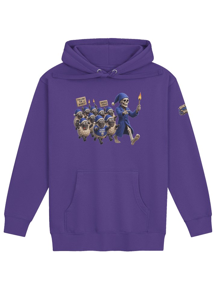 ''Sheeples Follow The Bones'' Unisex Premium Hoodie product image (25)