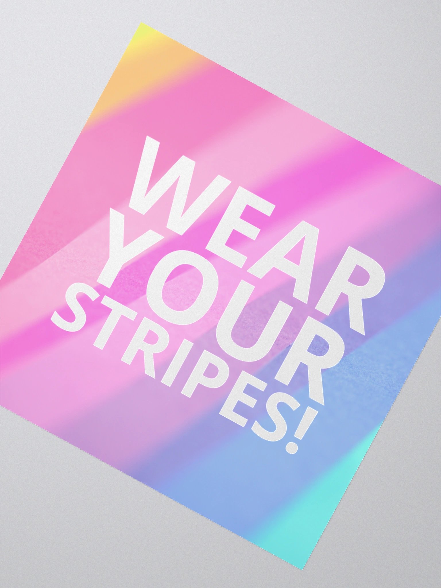 Wear Your Stripes Single Sticker product image (2)