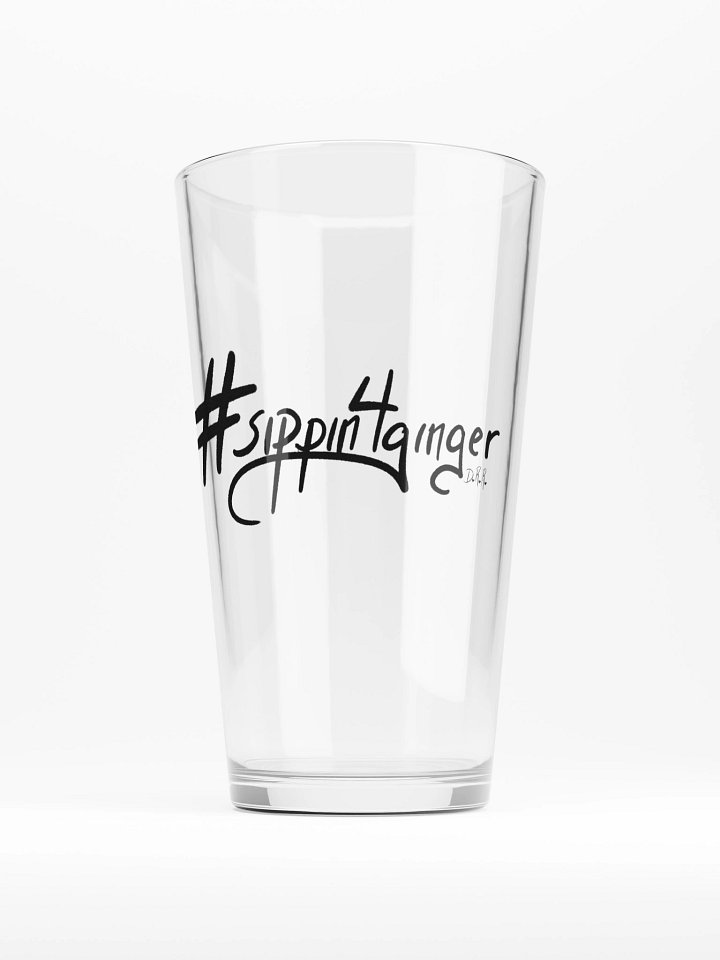 Sippin4Ginger Pint Glass product image (1)